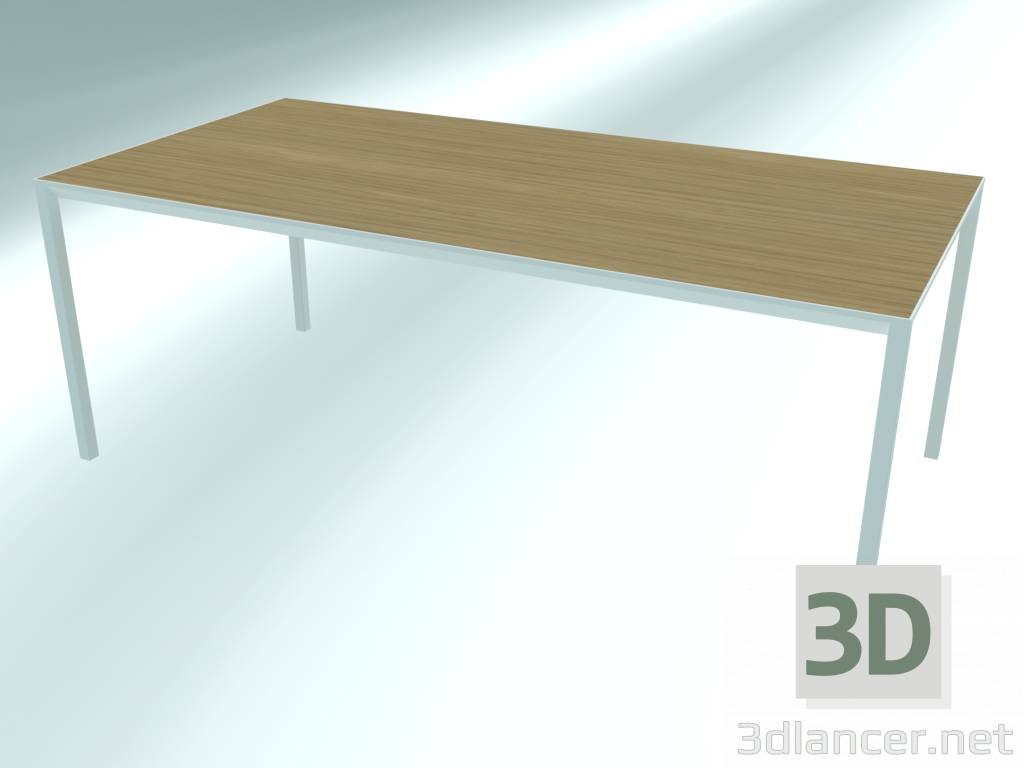modello 3D Tavolo da ufficio rettangolare FRAME (P13 200X100 Н74) - anteprima
