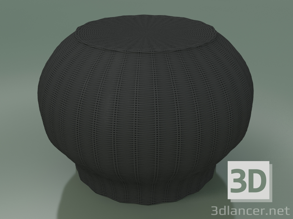 3d model Side table, ottoman (Bolla 10, Gray) - preview