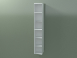 Wall tall cabinet (8DUAEC01, Glacier White C01, L 24, P 24, H 144 cm)