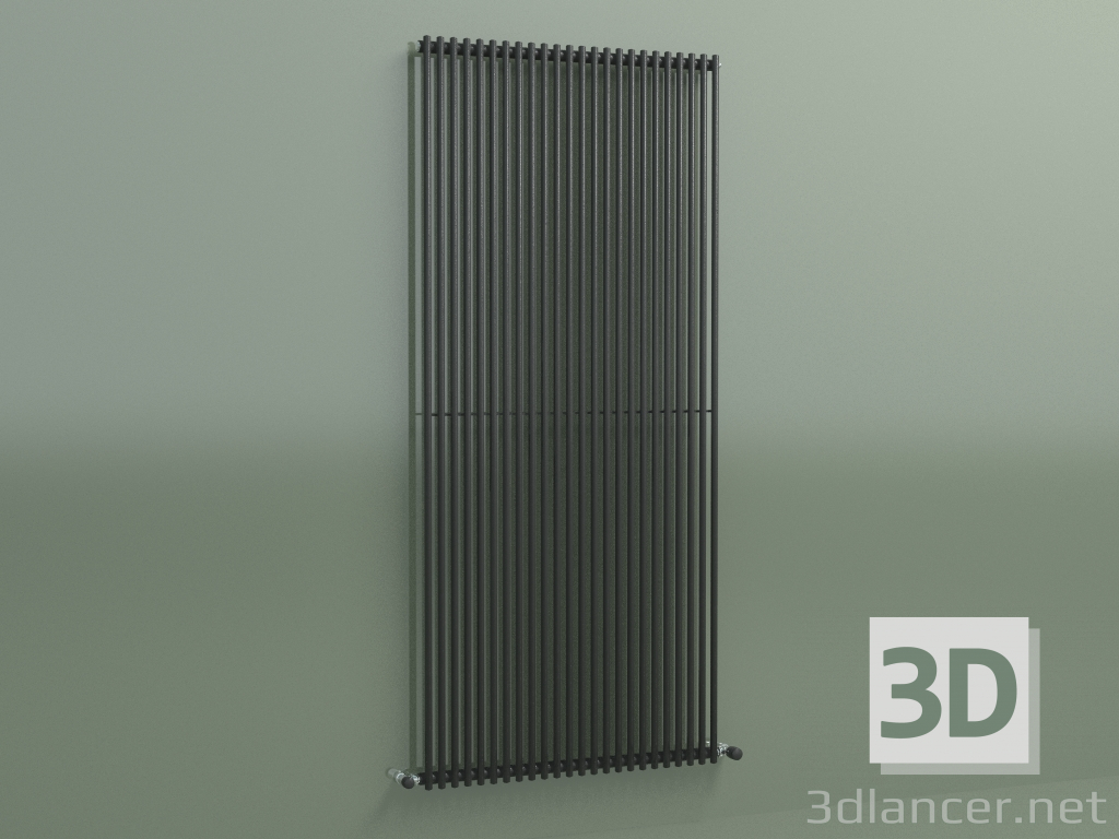 modèle 3D Radiateur vertical ARPA 1 (1820 24EL, noir de transport RAL 9005) - preview