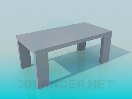 3d модель Стіл на широких ніжках – превью 3d модель Стіл на широких ніжках – превью