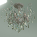 3d model Pendant chandelier 10022-6 (white with gold-tinted Strotskis crystal) - preview