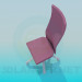 3 डी मॉडल महिलाओं की कुर्सी कॉस्टर पर - पूर्वावलोकन