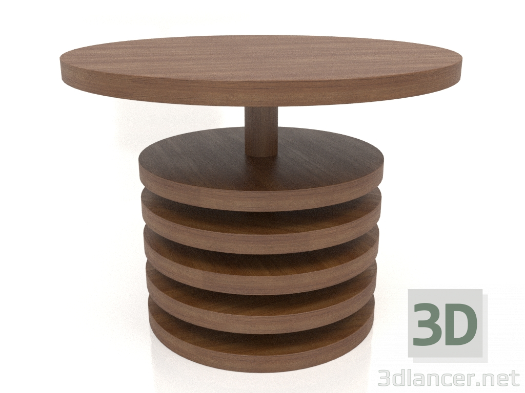 3D modeli Yemek masası DT 03 (D=1000x750, ahşap kahverengi ışık) - önizleme