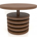 modèle 3D Table à manger DT 03 (D=1000x750, bois brun clair) - preview