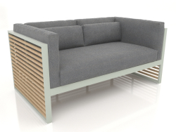 2-Sitzer-Sofa (Zementgrau)