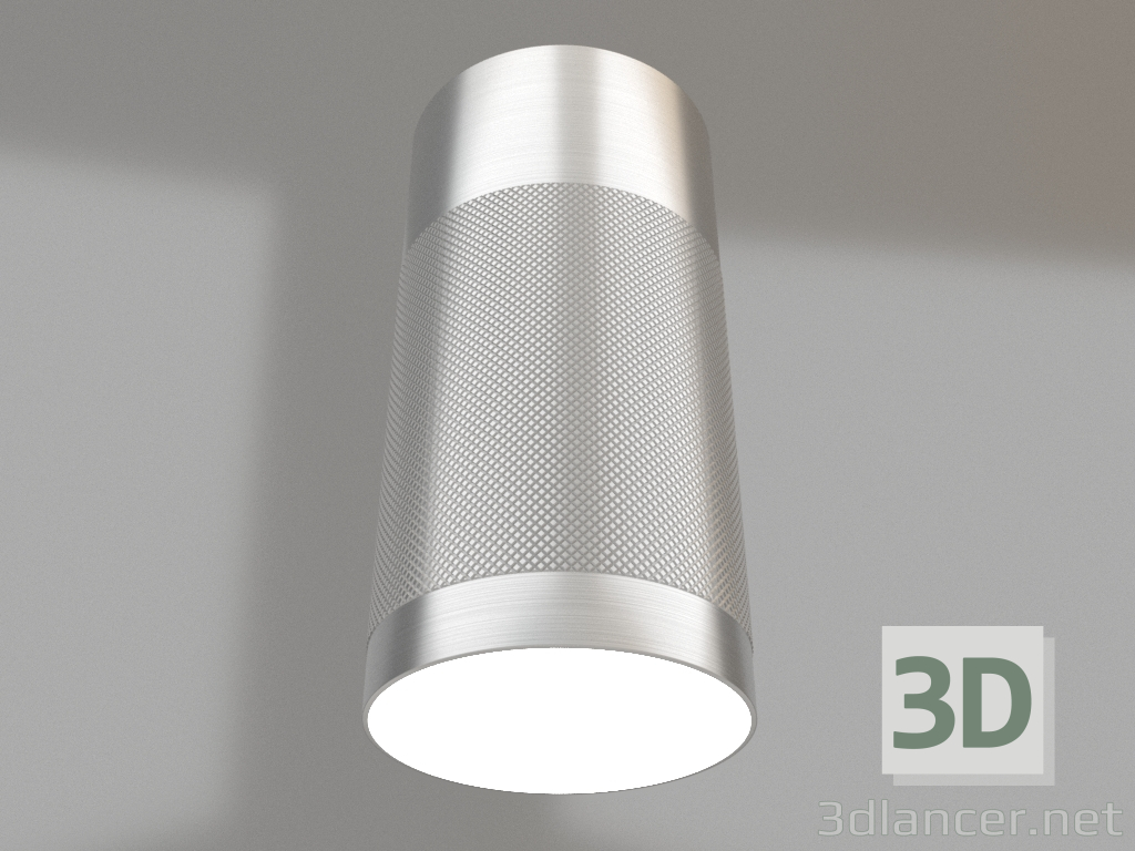 3D modeli Yüzey tavan lambası Patrone (nikel kaplamalı pirinç) - önizleme