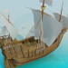 3D modeli Yelkenli gemi - önizleme