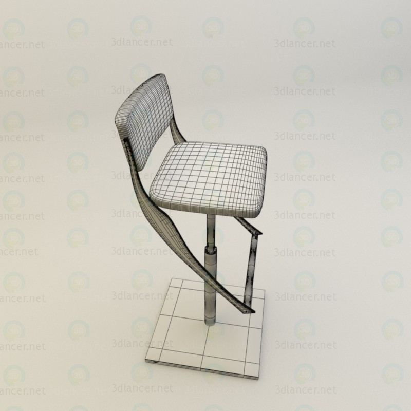 3d Bar stool model buy - render 3d Bar stool model buy - render