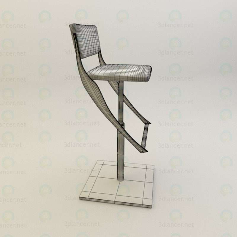 3d Bar stool model buy - render 3d Bar stool model buy - render