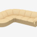 3D Modell Modulares Sofa mit Schlafecke - Vorschau
