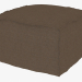 3d модель Стол кофейный квадратный SABENA END TABLE (7801.1002.Brown) – превью