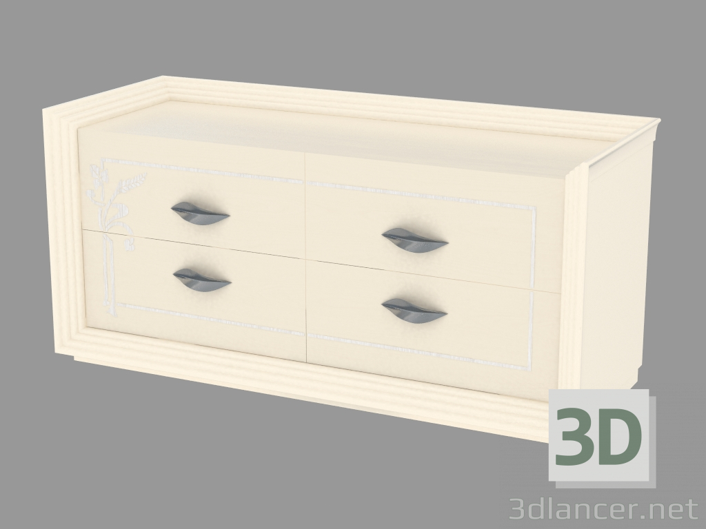 3d model Chest of drawers CLTODZF - preview