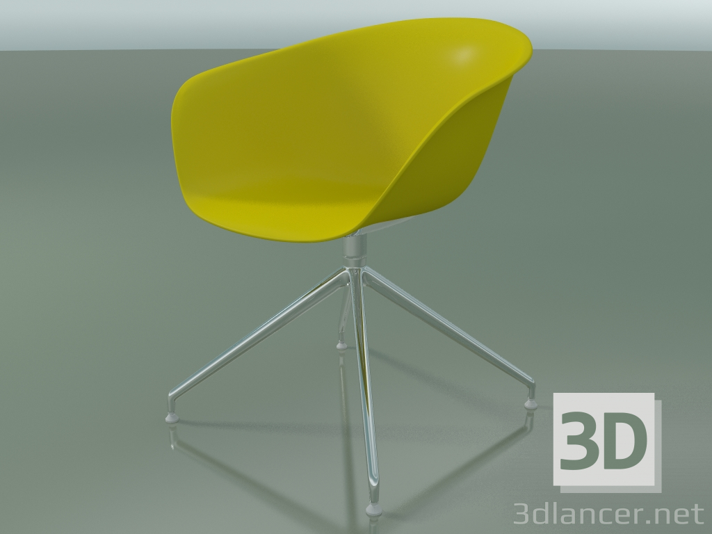 3D modeli Sandalye 4206 (bir köprü üzerinde, döner, PP0002) - önizleme