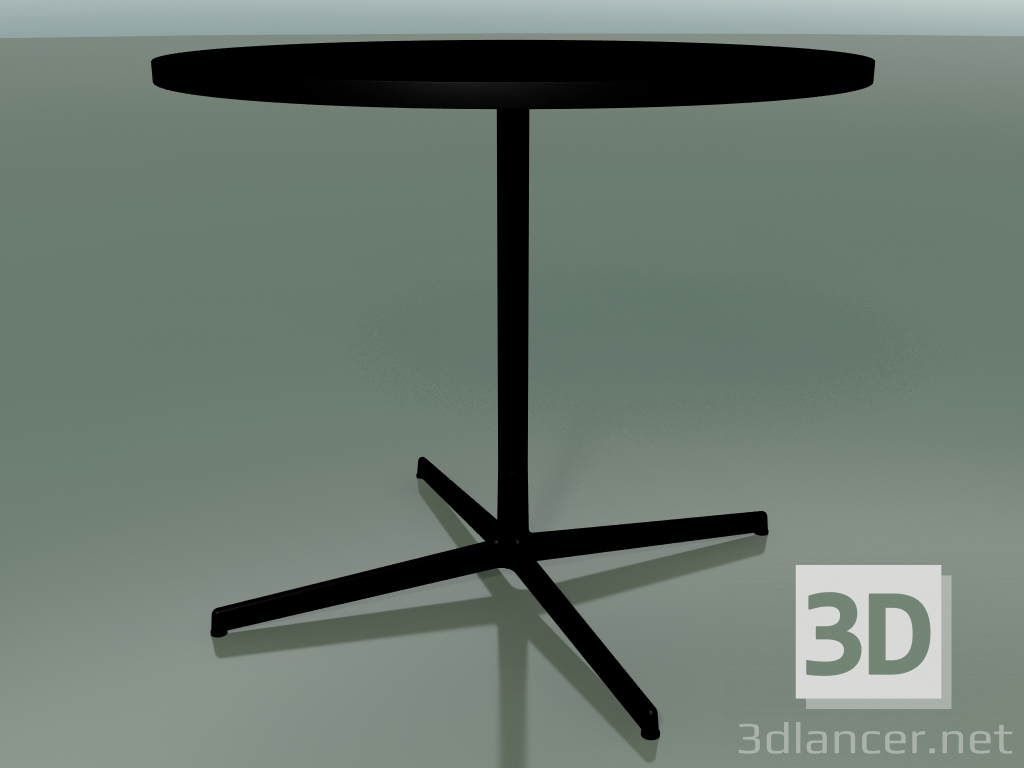 3D Modell Runder Tisch 5515, 5535 (H 74 - Ø 89 cm, Schwarz, V39) - Vorschau