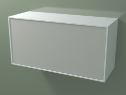 Box (8AUDCA03, Gletscherweiß C01, HPL P02, L 96, P 36, H 48 cm)