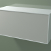 3D Modell Box (8AUDCA03, Gletscherweiß C01, HPL P02, L 96, P 36, H 48 cm) - Vorschau