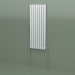 3d model Vertical radiator RETTA (8 sections 1200 mm 40x40, white glossy) - preview