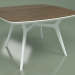 3 डी मॉडल डाइनिंग टेबल लार्स वॉलनट (सफेद, 1200x1200) - पूर्वावलोकन