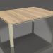 3d model Coffee table 70×94 (Gold, Iroko wood) - preview