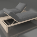 3d model Double bed for relaxation (Sand) - preview