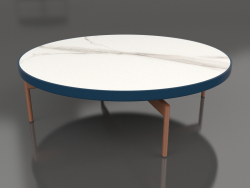Round coffee table Ø120 (Grey blue, DEKTON Aura)