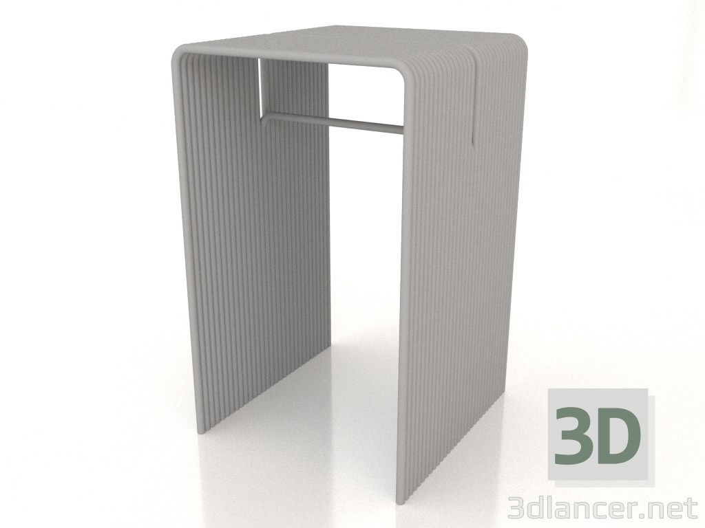 modello 3D Tavolino da bar (grigio chiaro) - anteprima