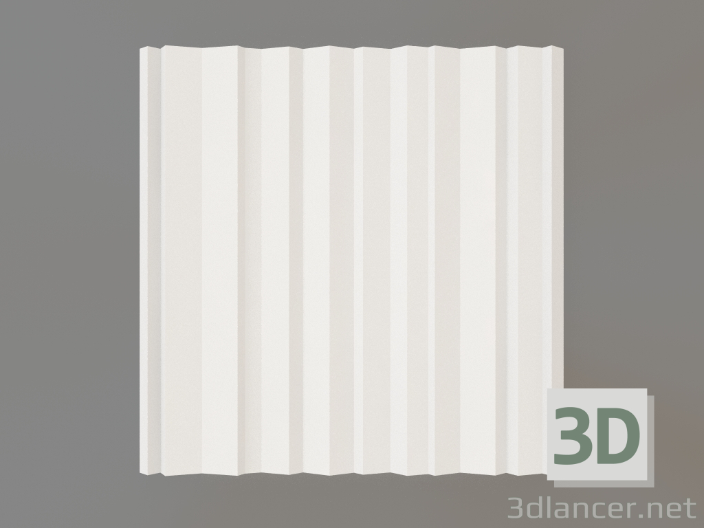 Modelo 3d Painel 3D de gesso Fusion - preview