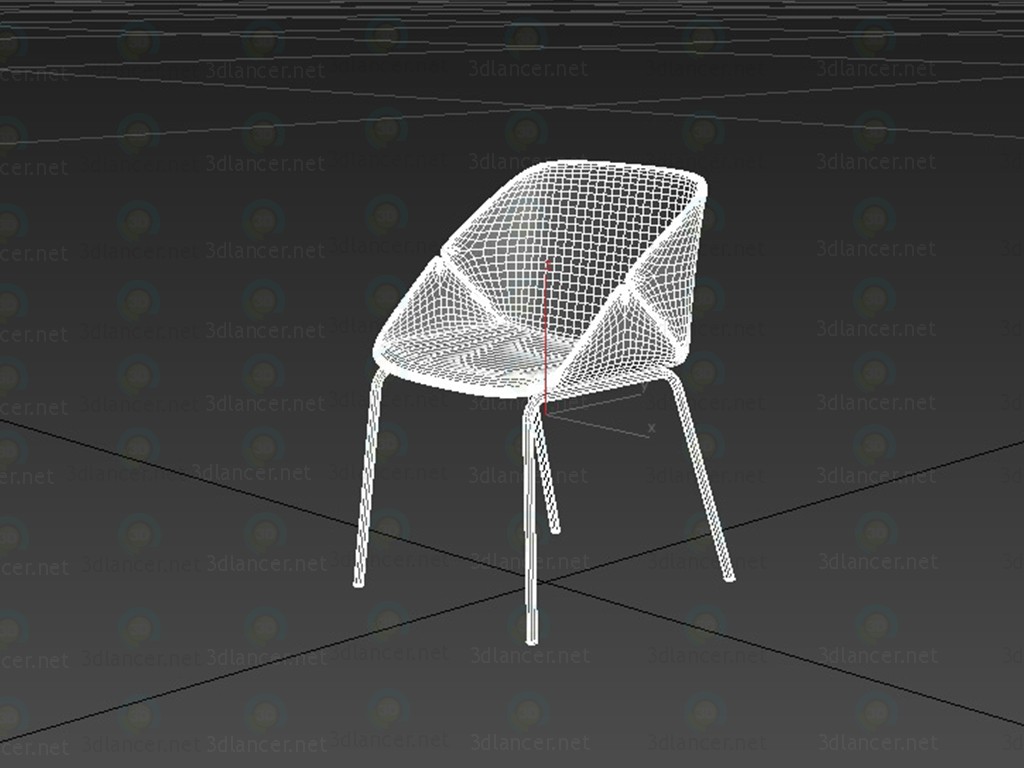 modelo 3D Silla - escuchar modelo 3D Silla - escuchar