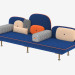 3d модель Двомісний диван-ліжко – превью