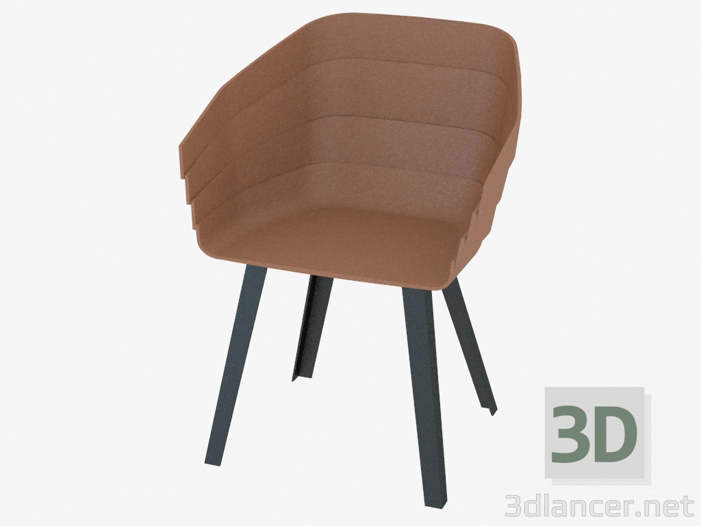 3D Modell Esszimmerstuhl - Vorschau