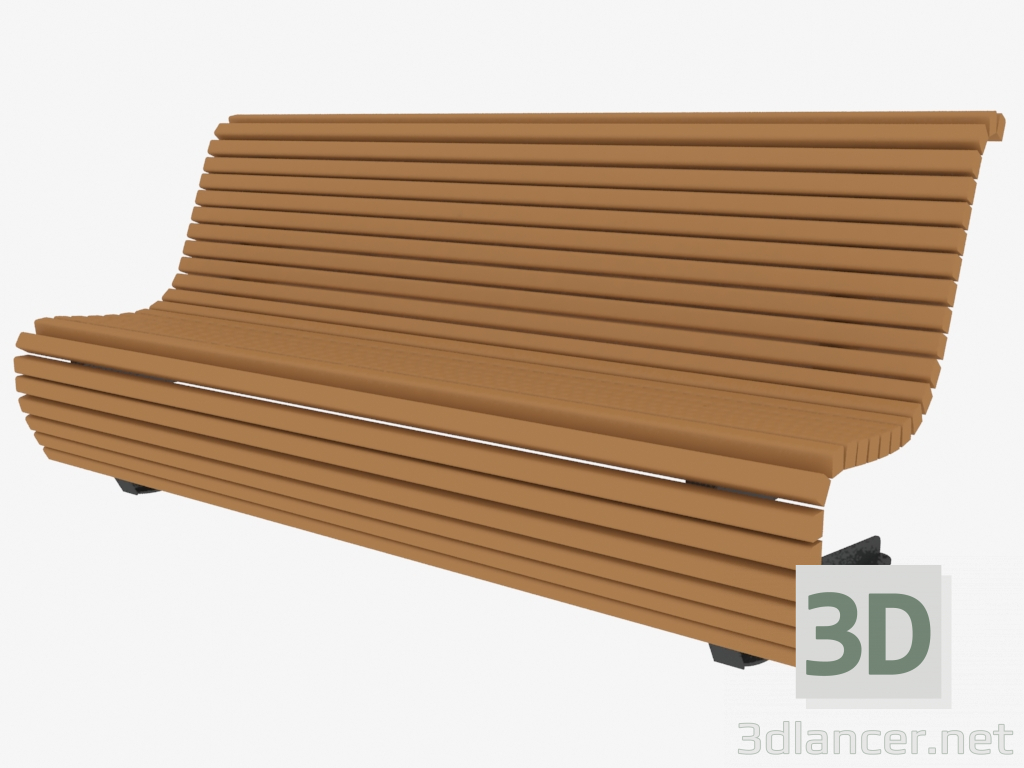 3D Modell Sitzbank (8034) - Vorschau