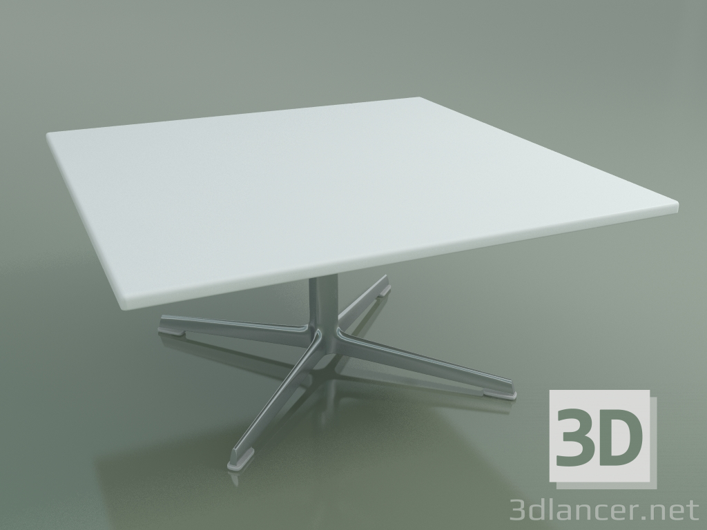 modello 3D Tavolino quadrato 0963 (H 36.4 - 80x80 cm, M02, LU1) - anteprima