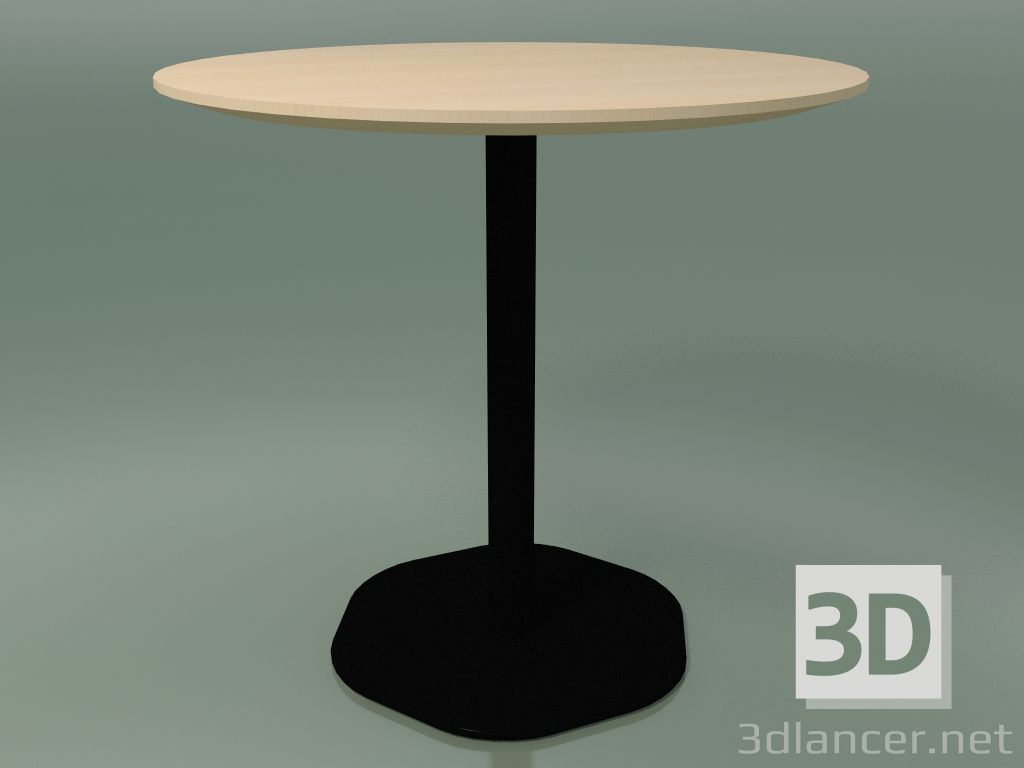 3D Modell Runder Tisch Sechseck (421-356, T 80 cm) - Vorschau