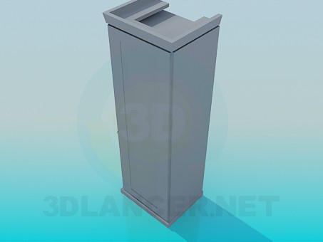 modelo 3D Placard en una partición - escuchar modelo 3D Placard en una partición - escuchar