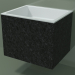 3D modeli Duvara monte lavabo (02R133301, Nero Assoluto M03, L 60, P 48, H 48 cm) - önizleme