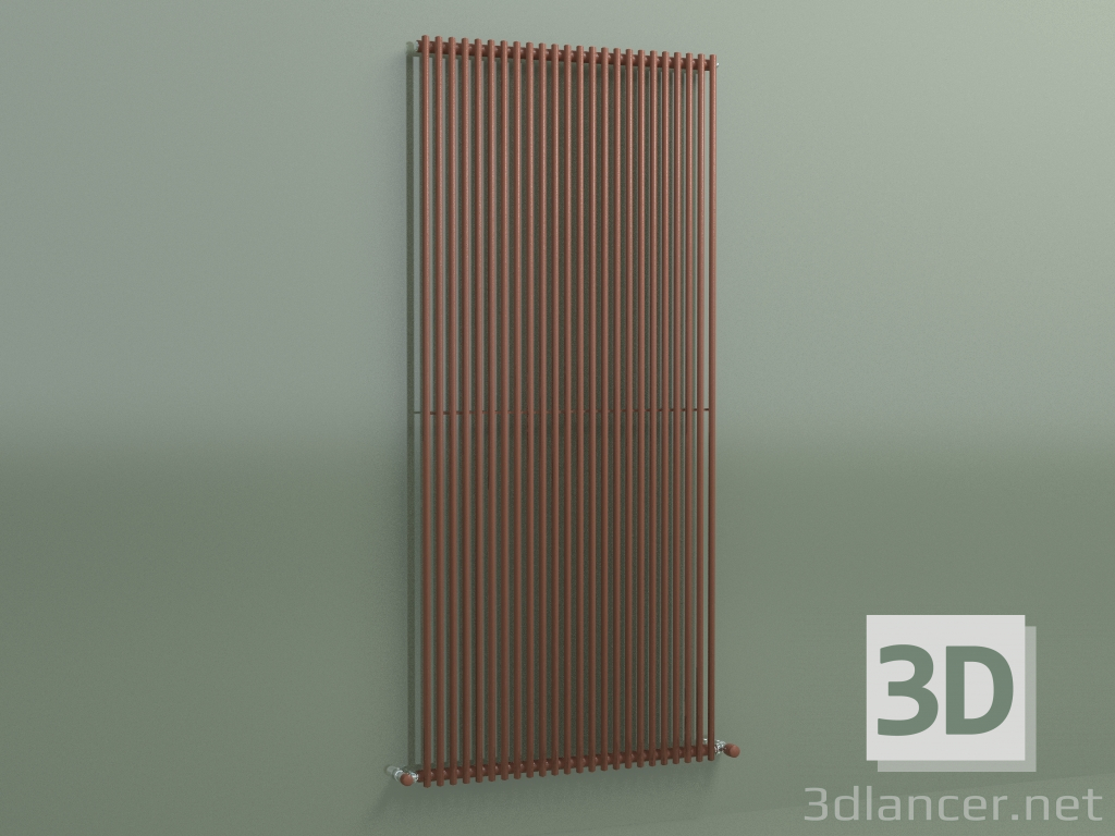 modèle 3D Radiateur vertical ARPA 1 (1820 24EL, brun cuivré RAL 8004) - preview