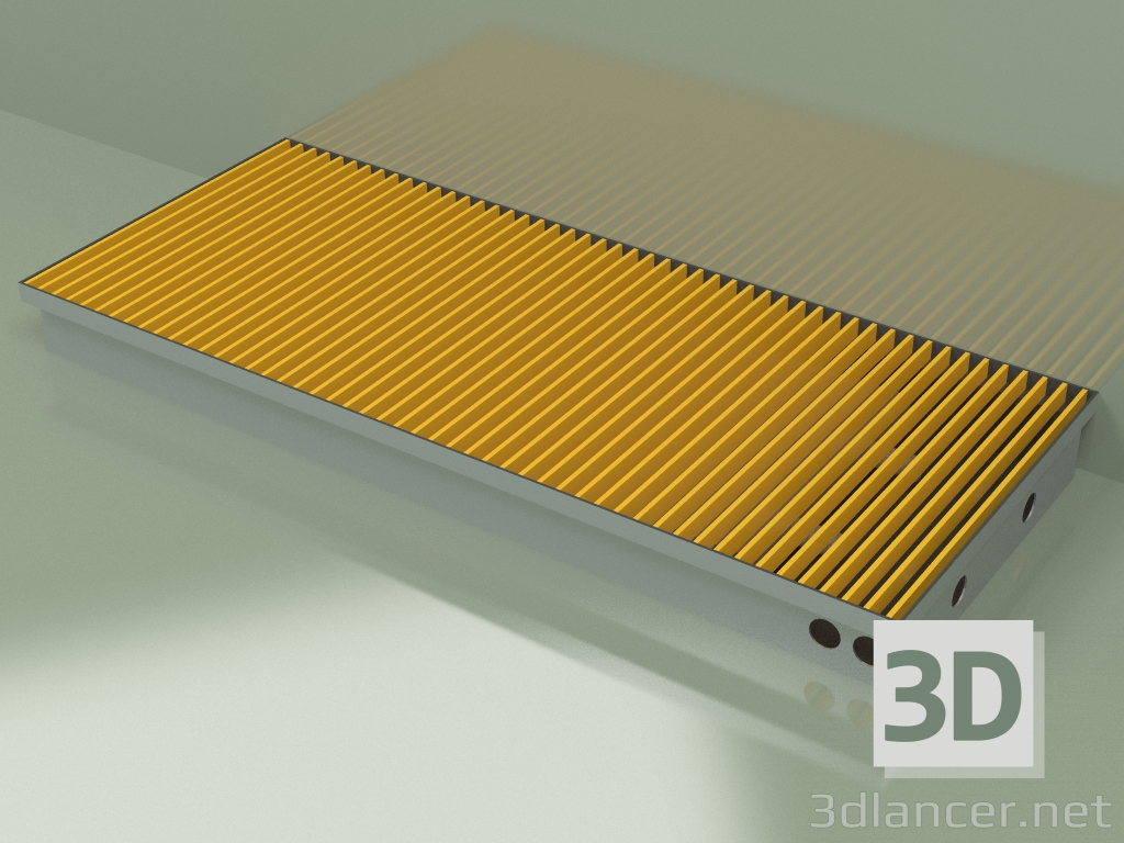 modello 3D Convettore canalizzabile - Aquilo FMK (420x1000x90, RAL 1004) - anteprima