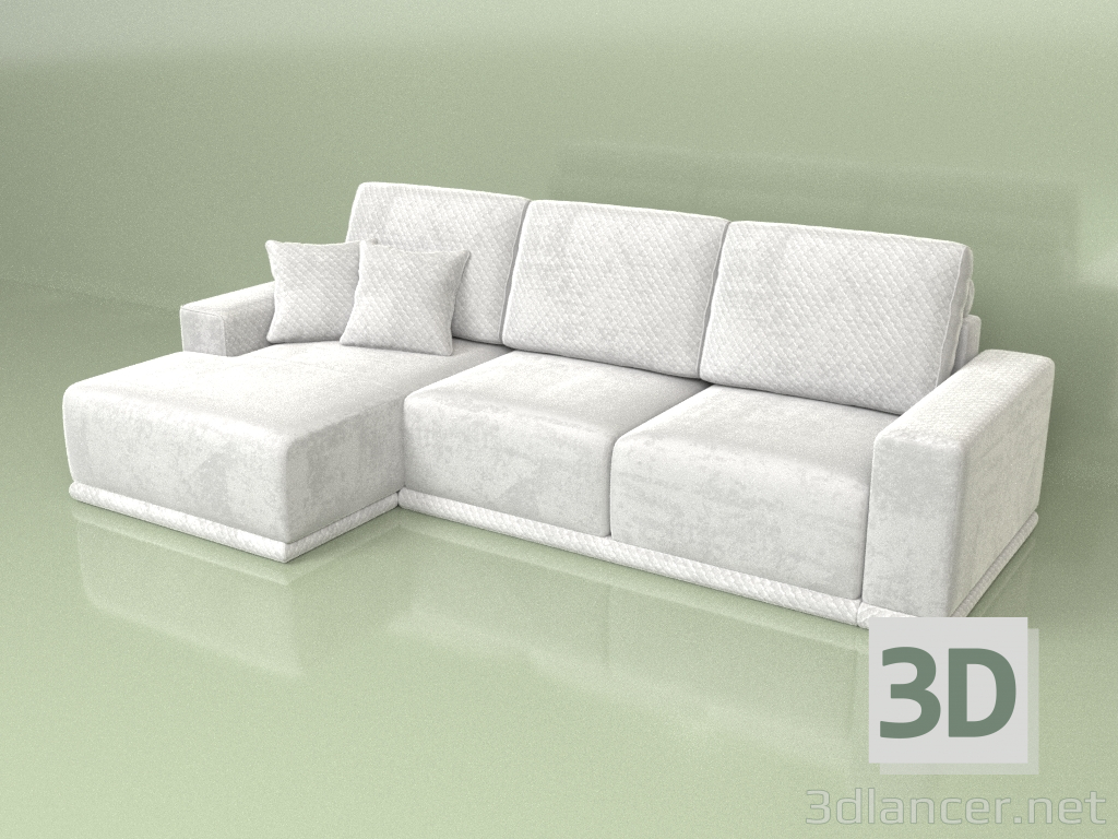 3d model Taylor sofa with ottoman - preview