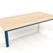 3d model Coffee table 70×140 (Grey blue, Iroko wood) - preview