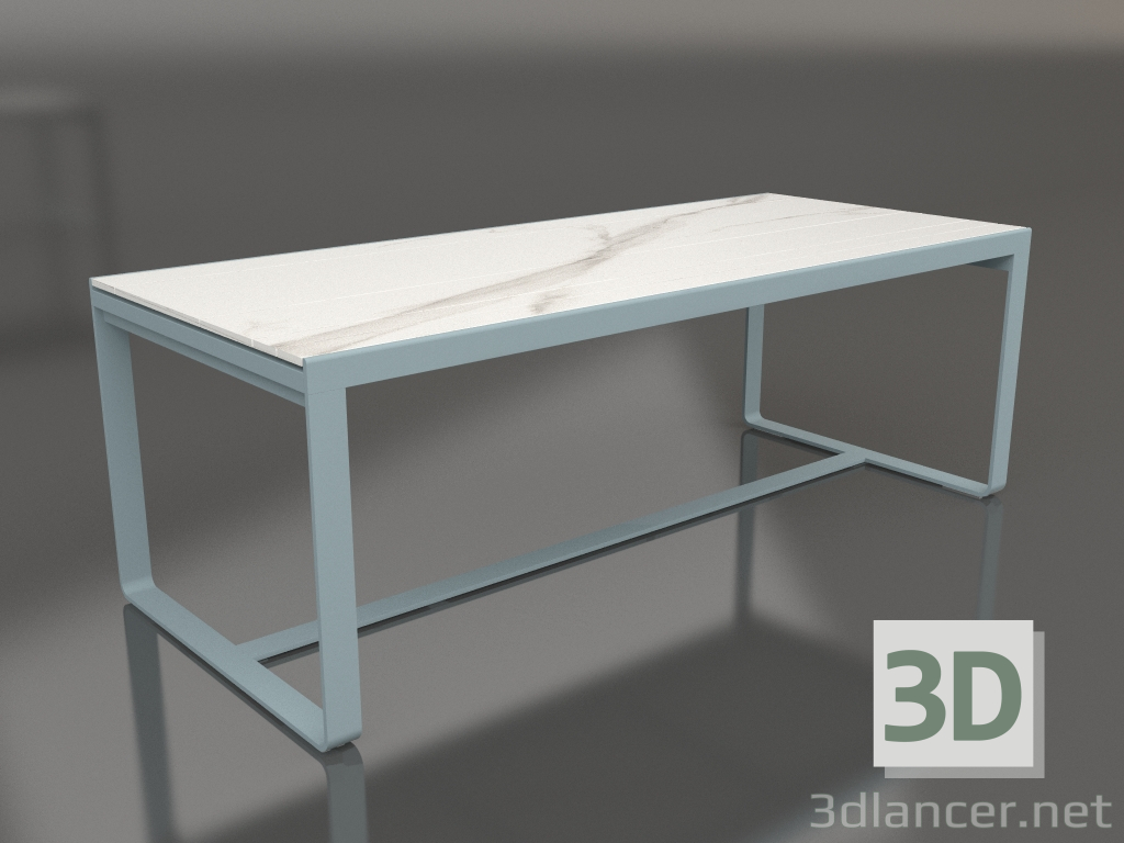 3d модель Стол обеденный 210 (DEKTON Aura, Blue grey) – превью