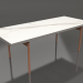 modèle 3D Table à manger (Gris quartz, DEKTON Aura) - preview