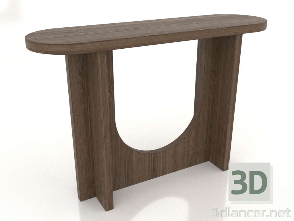 3d model Console 1200 mm (lightened ash walnut) - preview