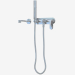 3d model Hidden faucet with spout, mixer and hand shower One (112570) - preview