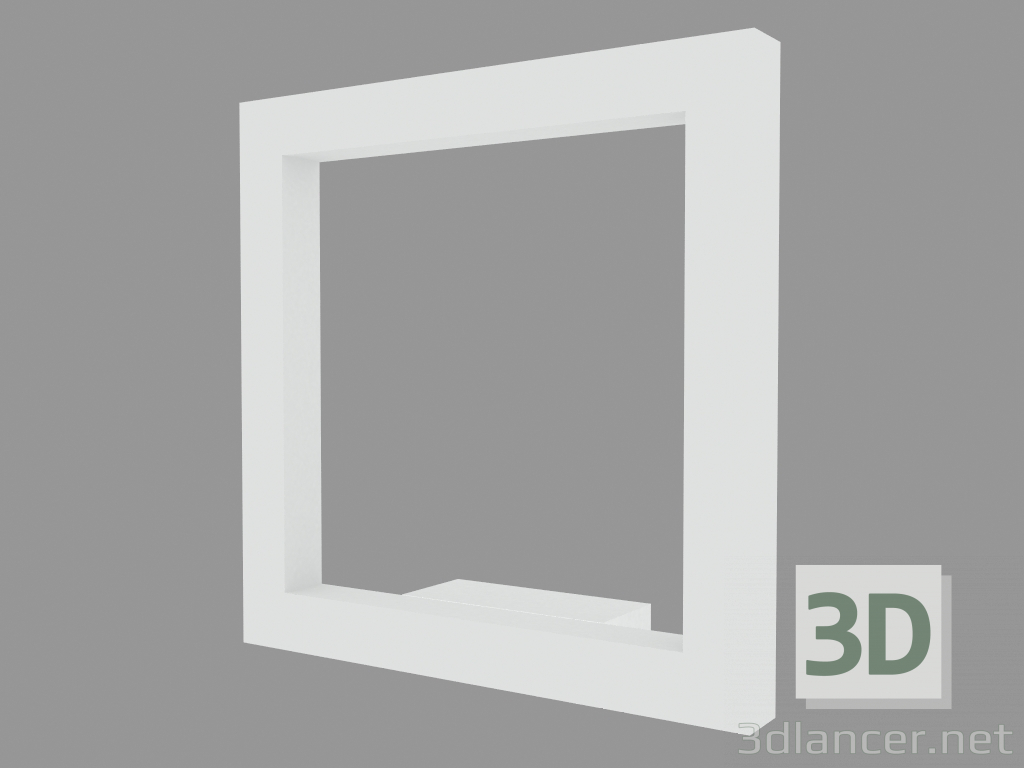 3D modeli Duvar lambası TRIM SQUARE 240 APLIKE (S3155W) - önizleme