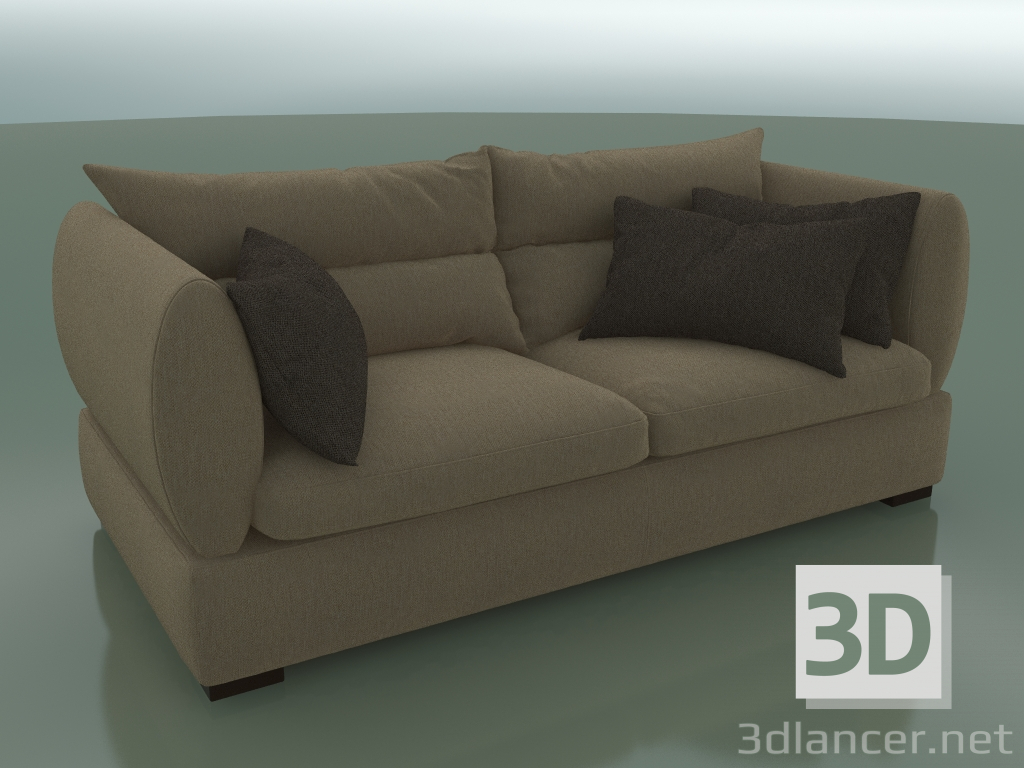 3D Modell Sofa dreifach Parma (2150 x 1100 x 830, 215PA-110) - Vorschau