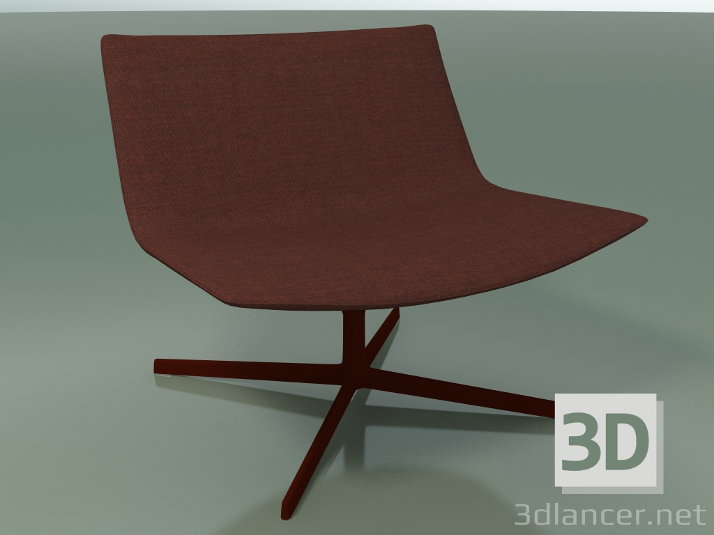 modello 3D Chaise longue 2028 (4 gambe, V34) - anteprima