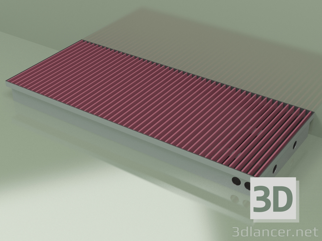 3D modeli Kanal konvektörü - Aquilo FMK (420x1000x90, RAL 4002) - önizleme