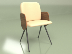 Chair Isla (beige, walnut)