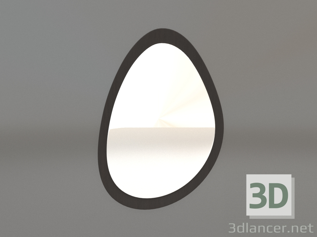 modello 3D Specchio ZL 05 (470х677, legno marrone scuro) - anteprima